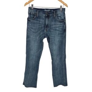 Wrangler Retro Jeans Kids Size 20 Regular Blue Slim Boot Medium Wash Adjustable